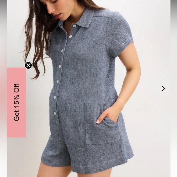 Hatch The Lenora Romper woman’s - 
Size 2 in Hatch which or woman’s 6/8 - Picture 2 of 10